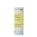 ATTITUDE Mineral Sunscreen Face Stick for Sensitive Skin, SPF 30, EWG Verified, Plastic-Free, Broad Spectrum UVA/UVB Protection with Zinc Oxide