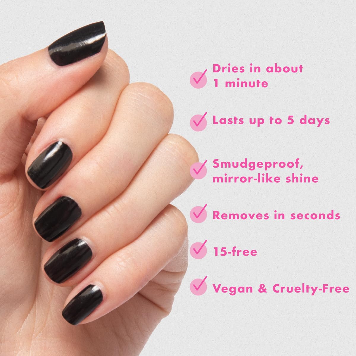 Olive & June Quick Dry Nail Polish | Instant Fast-Drying Smudgeproof | 15-free Vegan Cruelty-Free | Lasts up to 5 Days | Salon-Quality Manicure Beauty & Personal Care Olive & June