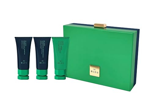R+Co BLEU Repair + Moisture Trial Set | Limited Edition | Travel Size Shampoo, Conditioner & Repair Mask | Strengthens, Hydrates, and Revives Damaged