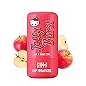 Lip Smacker Hello Kitty So Jelly Lip & Cheek Tint, Moisturizing Sheer & Buildable Color, Fun Bouncy Jelly Texture, Sweet Apple Flavor - Apple