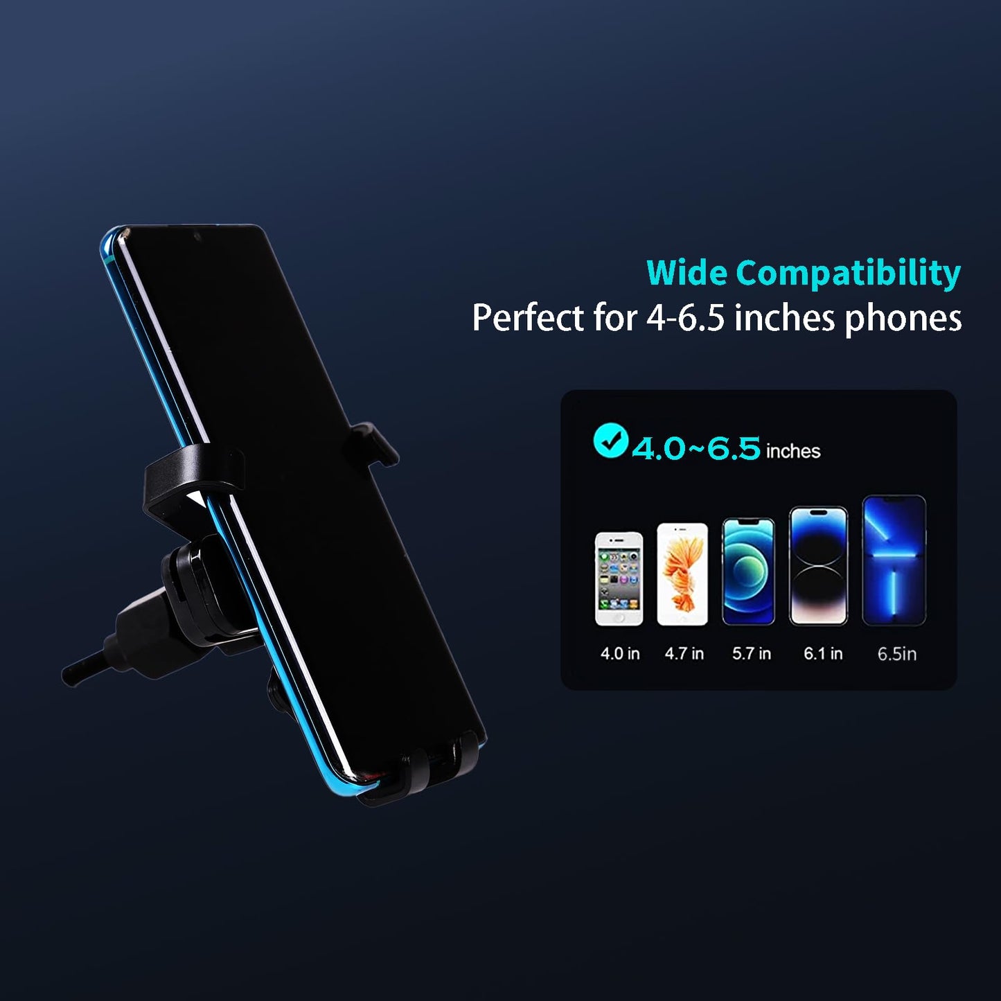 PIUGILH Phone Mount for Car Air Vent Side,Car Phone Holder Mount Fit for Hummer H2 2003-2007