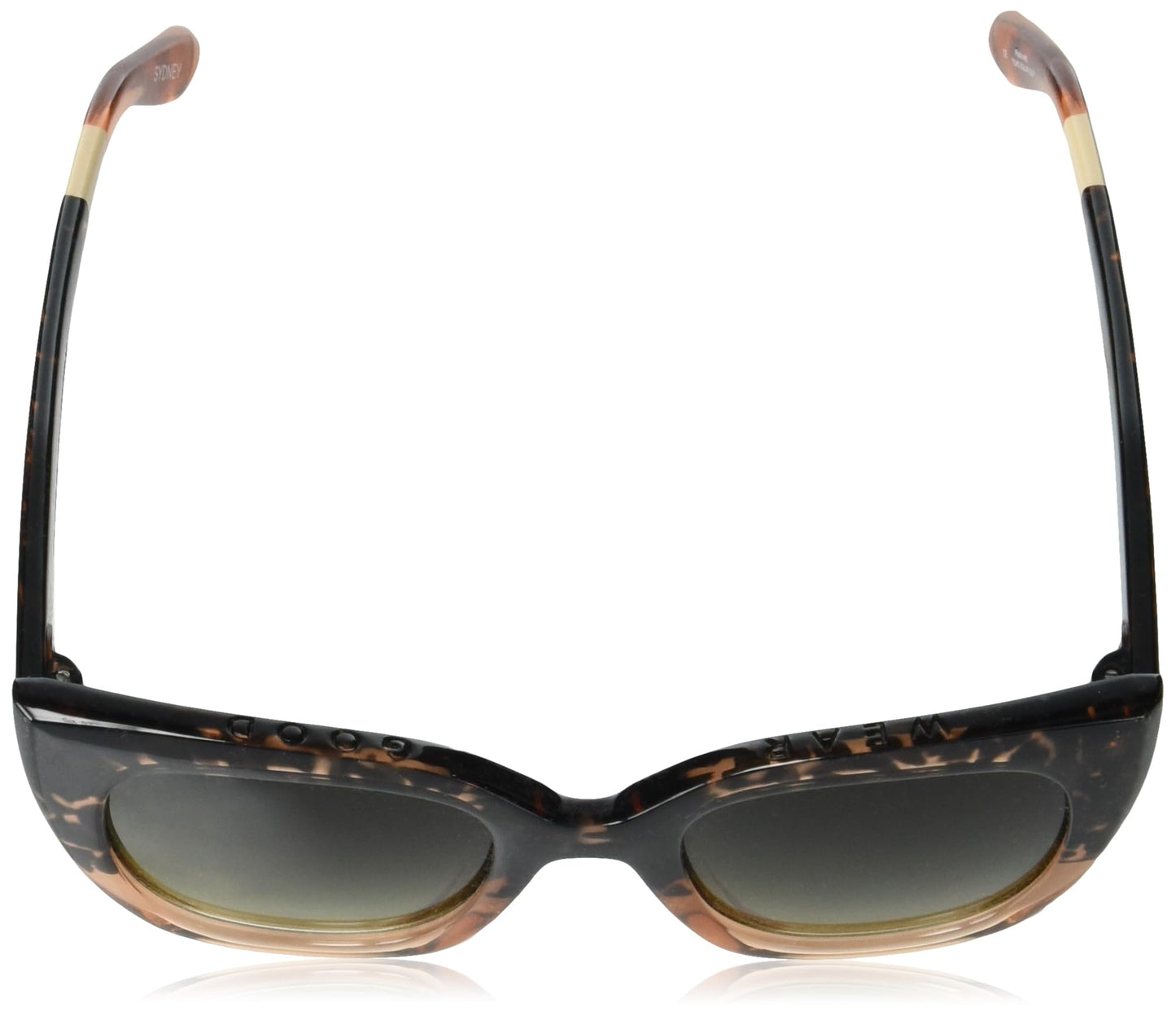 TOMS Women's Sydney Cat Eye Sunglasses, Blonde Tort Apricot Crystal Fade, 50-23-148