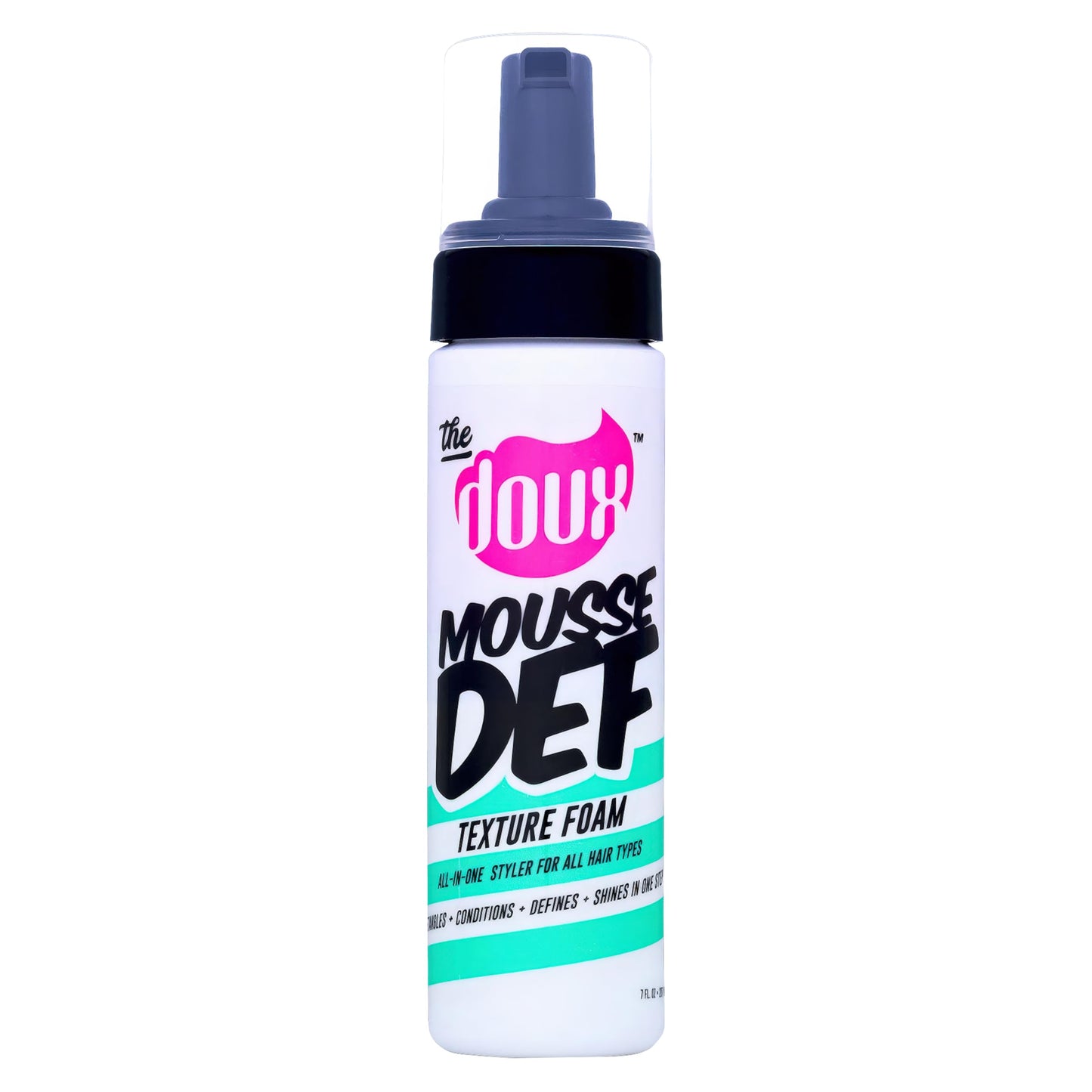 The Doux Multi-Use Mousse for Curly Hair - The Doux Mousse Def Texture Foam for Styling, Curl Definition, Volume & Shine - Curl Cream Alternative