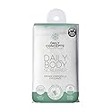 DAILY CONCEPTS Daily Body Scrubber, Soy-Based And Organic Cotton. For The Whole Body. The Bath Sponge Deeply Cleanses The Skin And Creates A Rich
