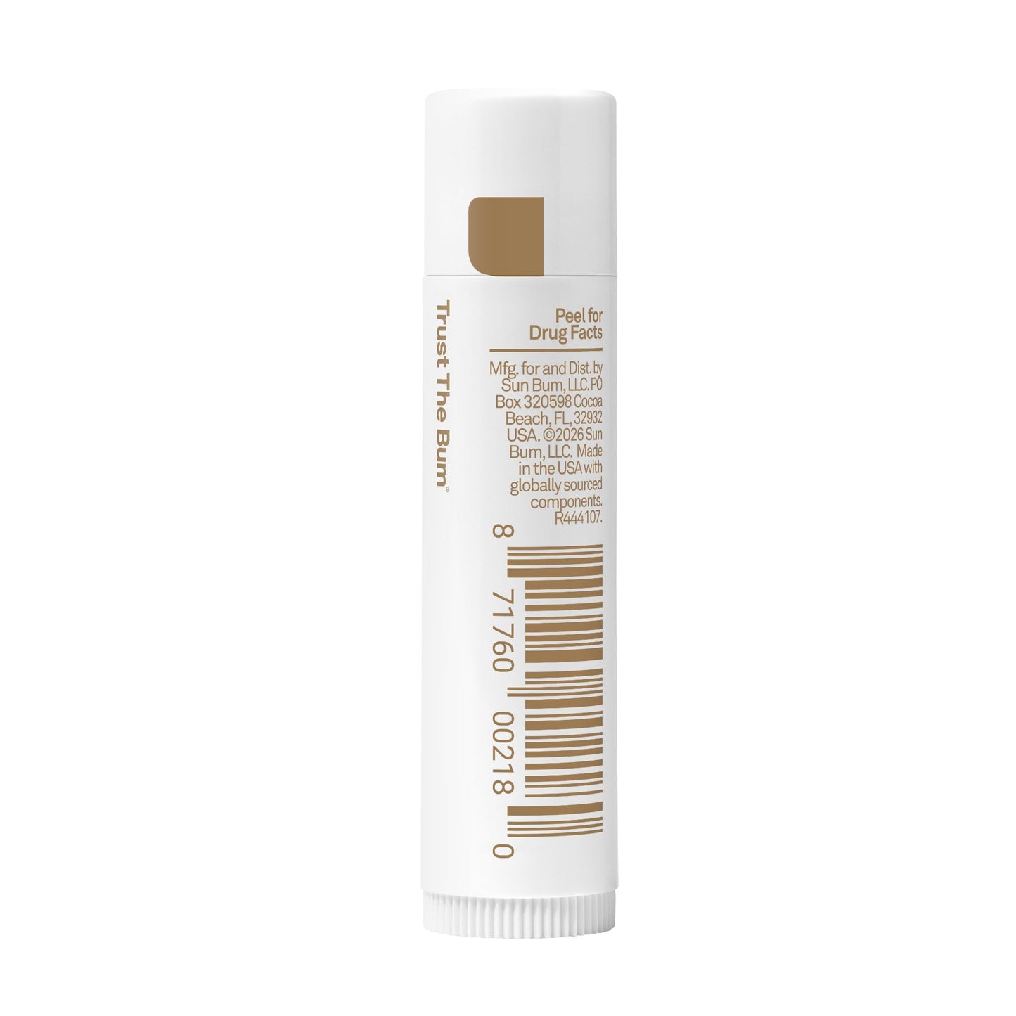 Sun Bum SPF 30 Mineral Sunscreen Lip Balm - Hawaii Act 104 Compliant (Without Octinoxate & Oxybenzone) - Zinc-Based Broad Spectrum UVA/UVB Lip Beauty and Personal Care Sun Bum