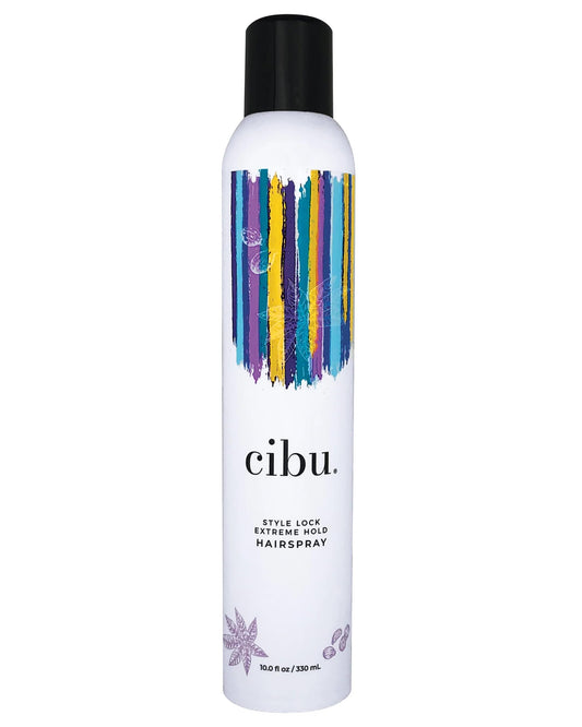 CIBU Style Lock Extreme Hold Hairspray, 10 oz - Extra Strong Hold Hairspray for Women - Suitable for All Hair Types - Perfect for Volume & Sleek