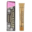 Small gold tube concealer to cover acne marks, dark circles, spots, facial scars