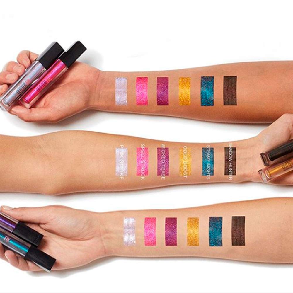 Maybelline New York Lip Studio Glitter Fix Glitter Lip Gloss Makeup, Shadow Hunter, 0.17 fl. oz.