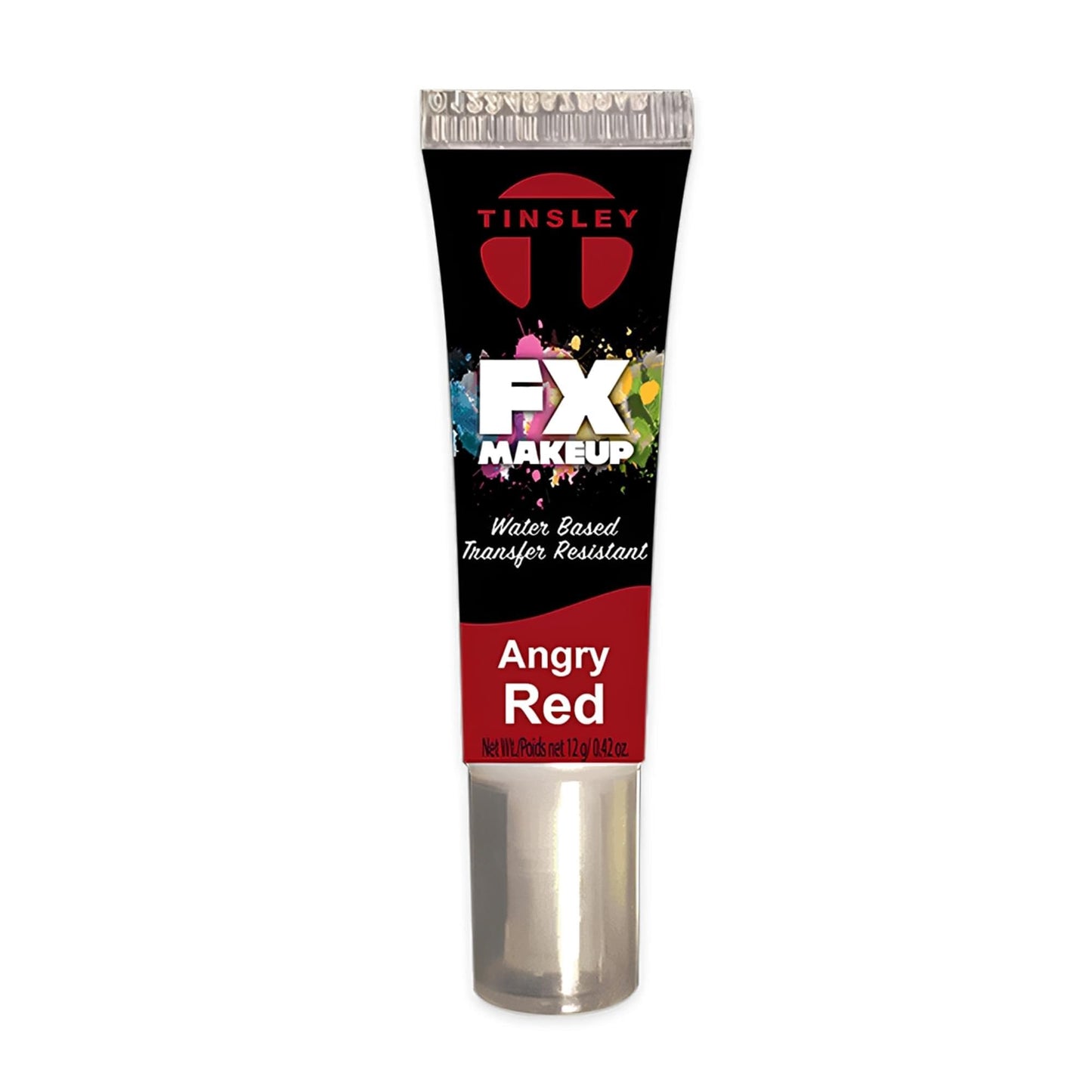 Tinsley Transfers FX Makeup - Face and Body Paint - Water-Based Cream - 7g / 0.24 oz Tube (Rotten Red)