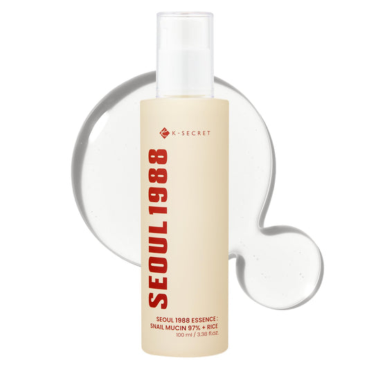 K-SECRET SEOUL 1988 Snail Mucin 97% Essence - Concentrated Yet Lightweight Formula Infused with 97% Snail Mucin | Soothing & Fast-Absorbing Facial Beauty & Personal Care K-SECRET