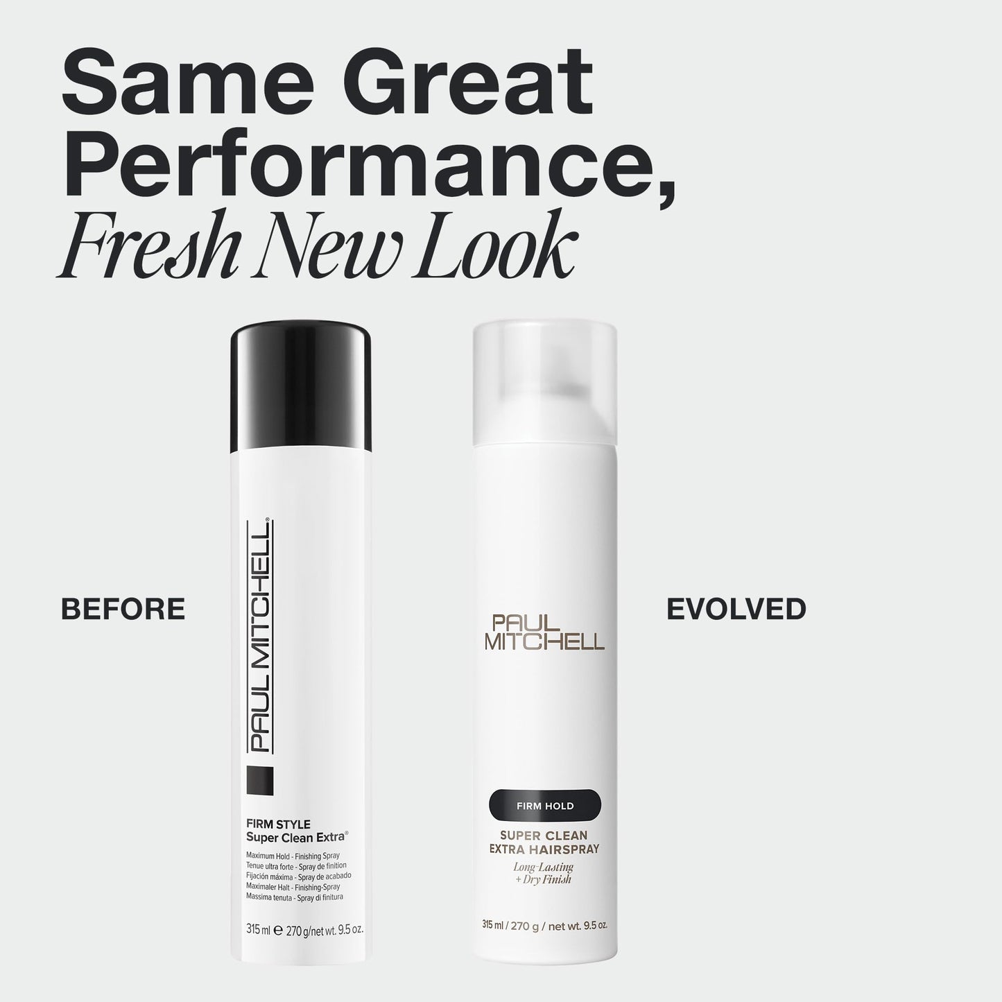 Paul Mitchell Super Clean Extra Hairspray, Long-Lasting, Firm Hold + Dry Finish, For All Hair Types, 2 oz