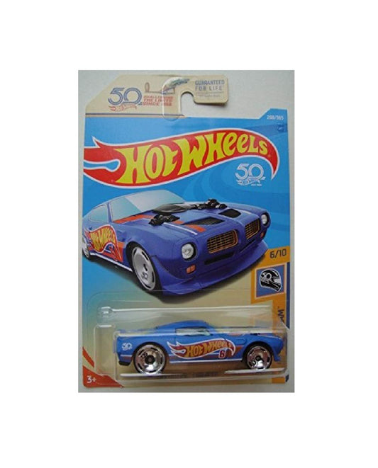 Hot Wheels HW 50 Race Team 6/10, Blue '70 Pontiac Firebird 288/365