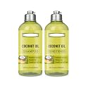 Coconut Oil Shampoo and Conditioner Set, Coconut Nourishing Hair Care Set for All Hair Types, Hydrating & Frizz Control Treatment, Helps Restore