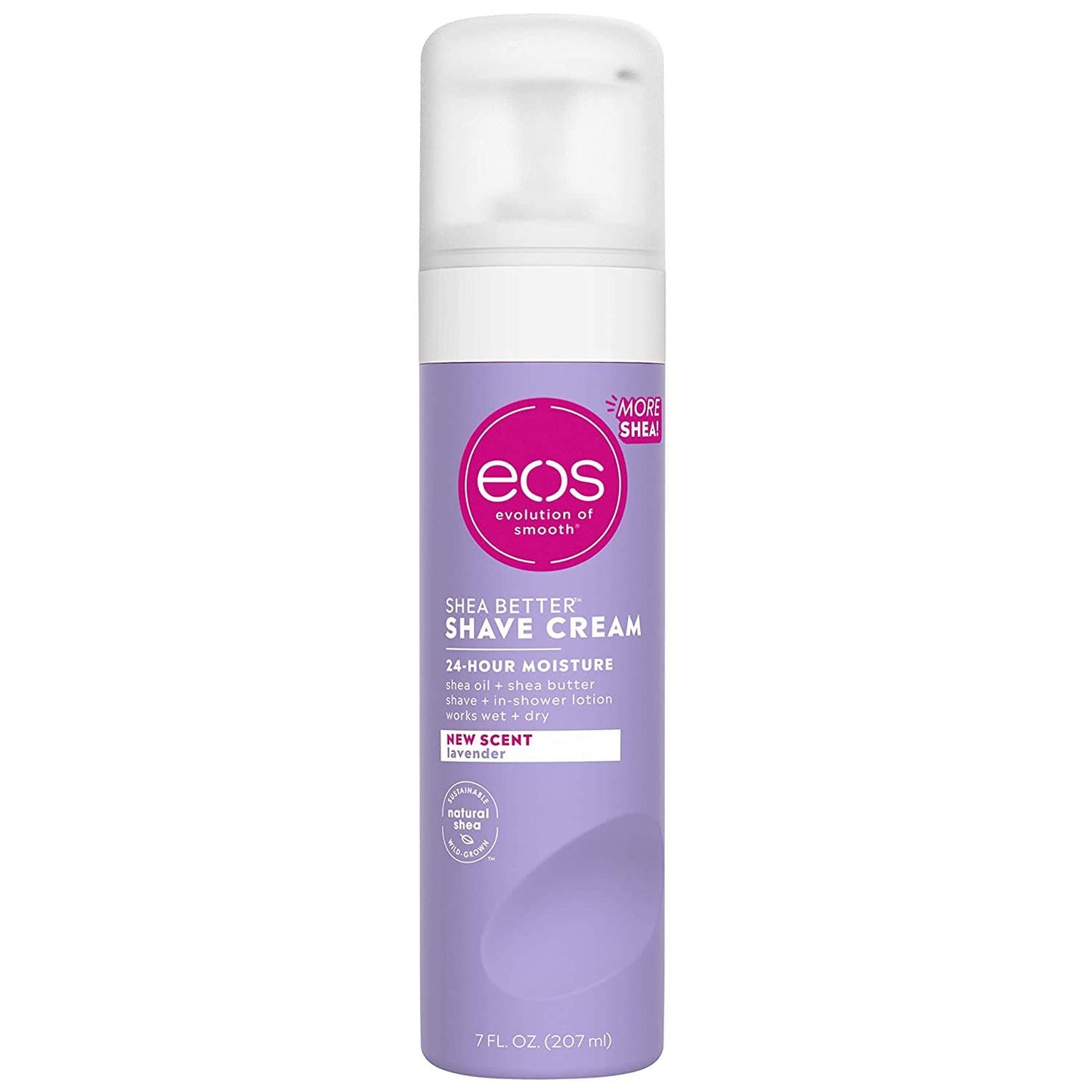 eos Shave Cream, Ultra Moisturizing, Lavender Jasmine 7 fl oz (207 ml) Beauty and Personal Care eos