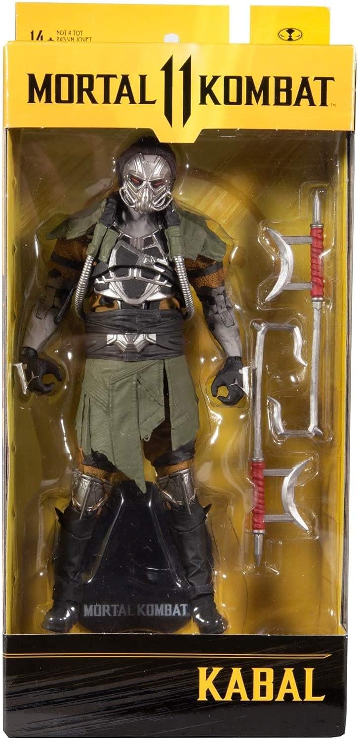 McFarlane Toys Mortal Kombat Kabal: Hooked Up Skin 7" Action Figure