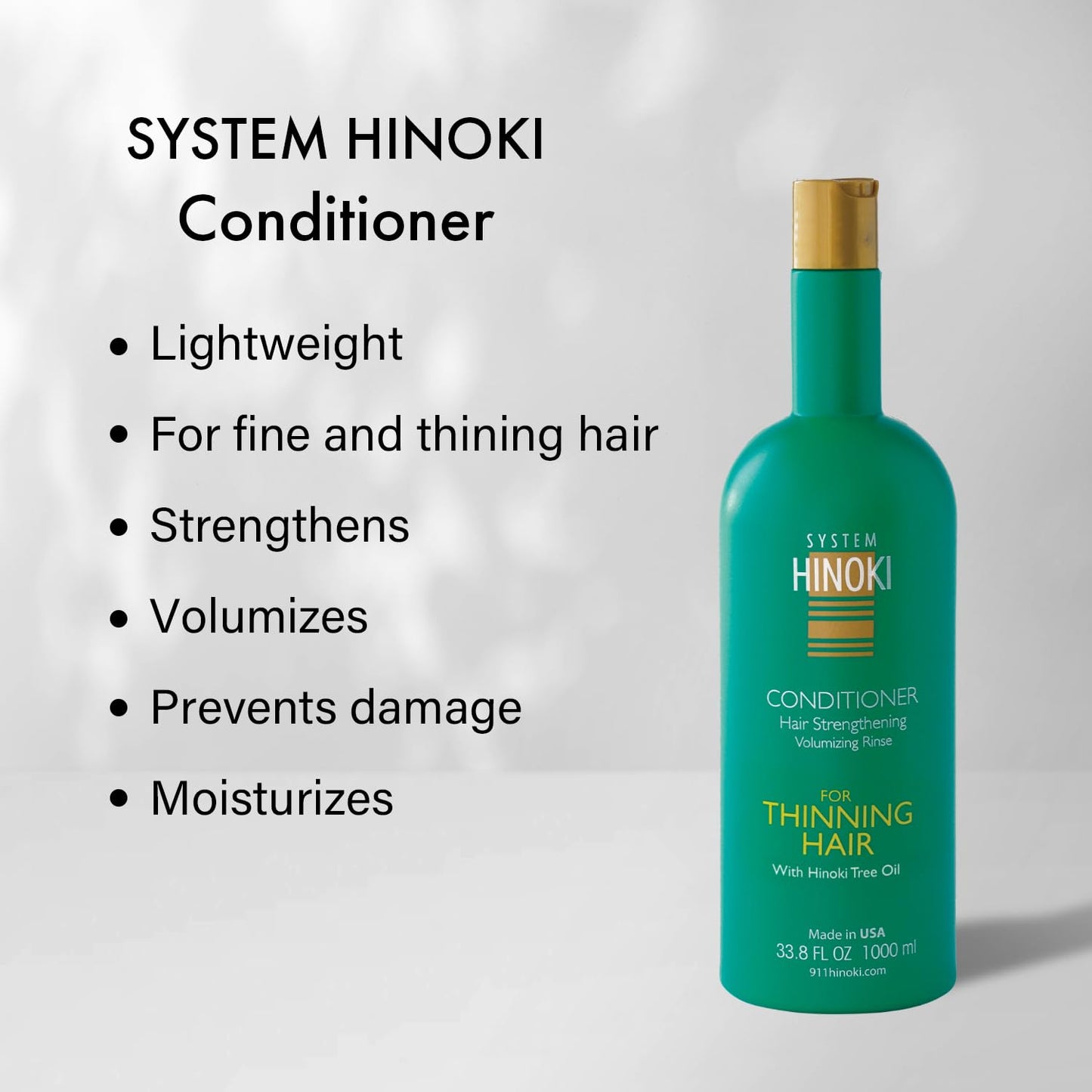 Hayashi System Hinoki Shampoo & Conditioner 33.8oz Duo "Set"