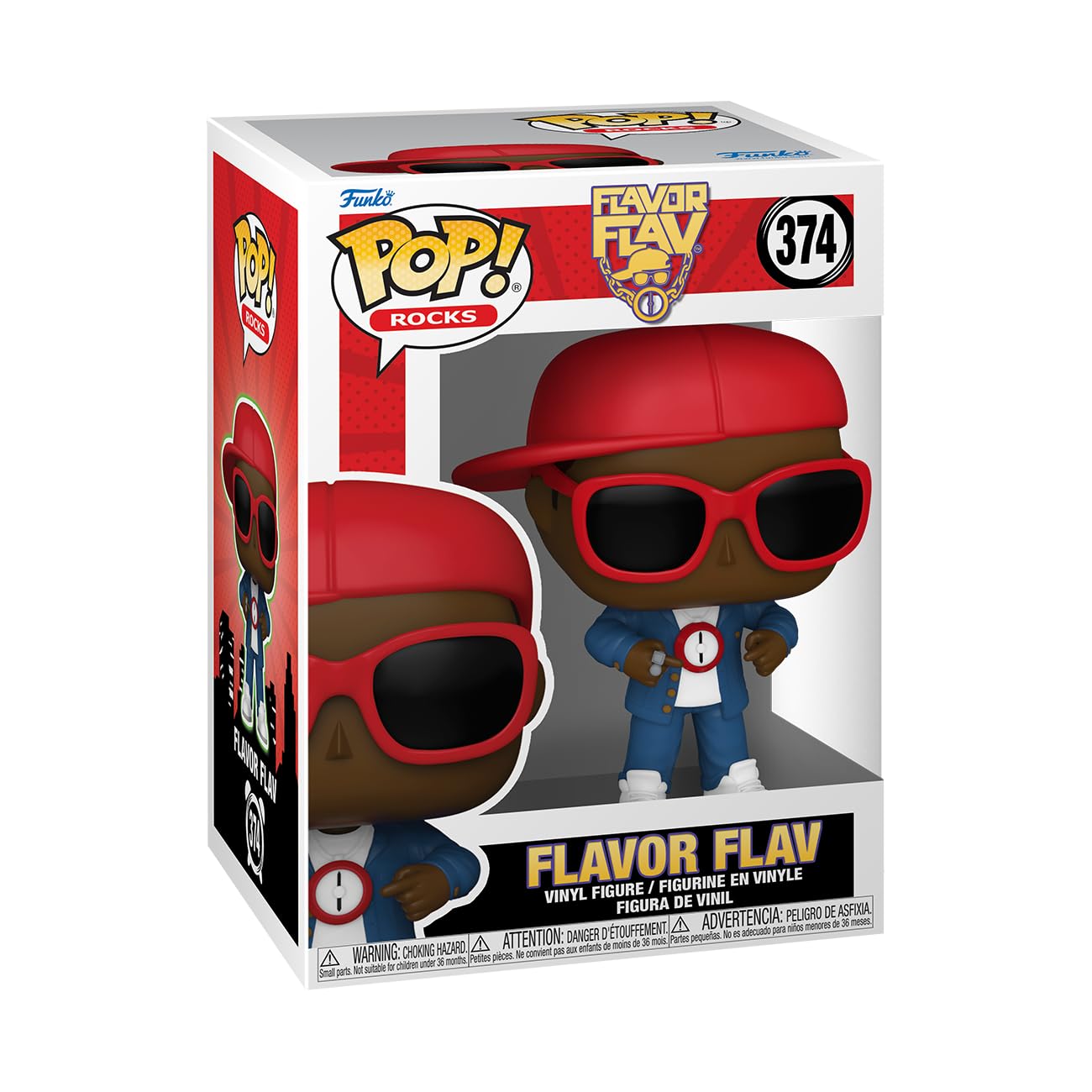 Funko Pop! Rocks: Flavor Flav - Flavor of Love - Collectable Vinyl Figure - Gift Idea - Official Merchandise - for Kids & Adults - Music Fans - Model…