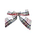 Bellefixe Christmas Bow Hair Clip | Women and Girls | Tartan Plaid Bow Clip (Nutcracker)