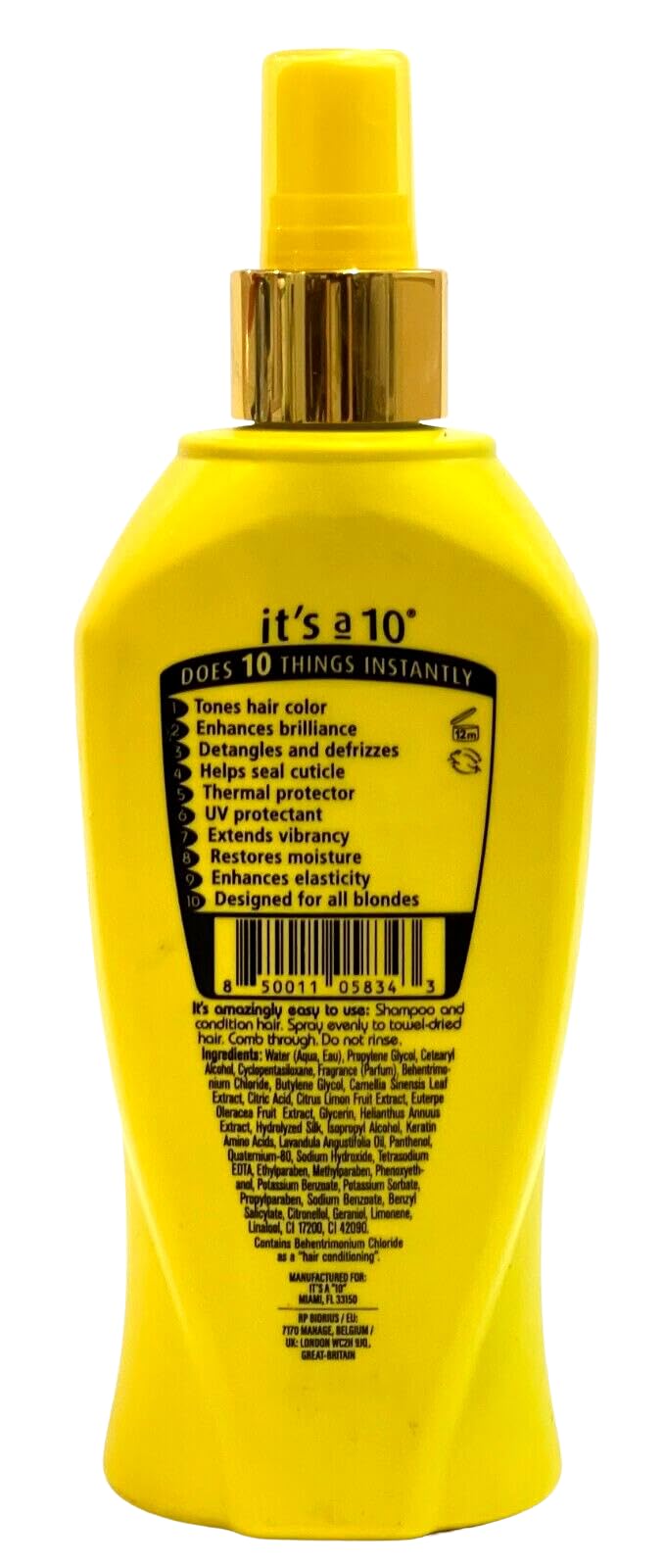 It's A 10 Miracle Leave-In For Blondes 10 Oz