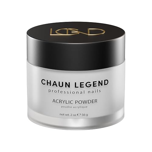 Chaun Legend Acrylic Powder, 2 Oz Long Lasting Salon Quality, Bubble Free, Self Leveling Professional Manicures, Fake Nails, Carving & Extensions Beauty & Personal Care Chaun Legend Professional Nails