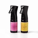 TEMPTU Mist Self Tanner Spray & Pre Tan BHA Exfoliator in Deluxe Ultra Fine Continuous Sprayer, Natural Gradual Tanning Water & No Rinse Hydrating