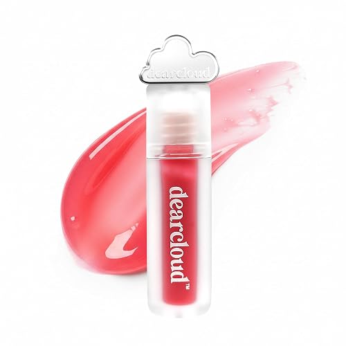 dearcloud Jelly Wave Lush Lip Oil - Tinted Lip Gloss and Lip Gloss for Women - Korean skincare essential - Lip Oil for Women with Collagen - Ripe