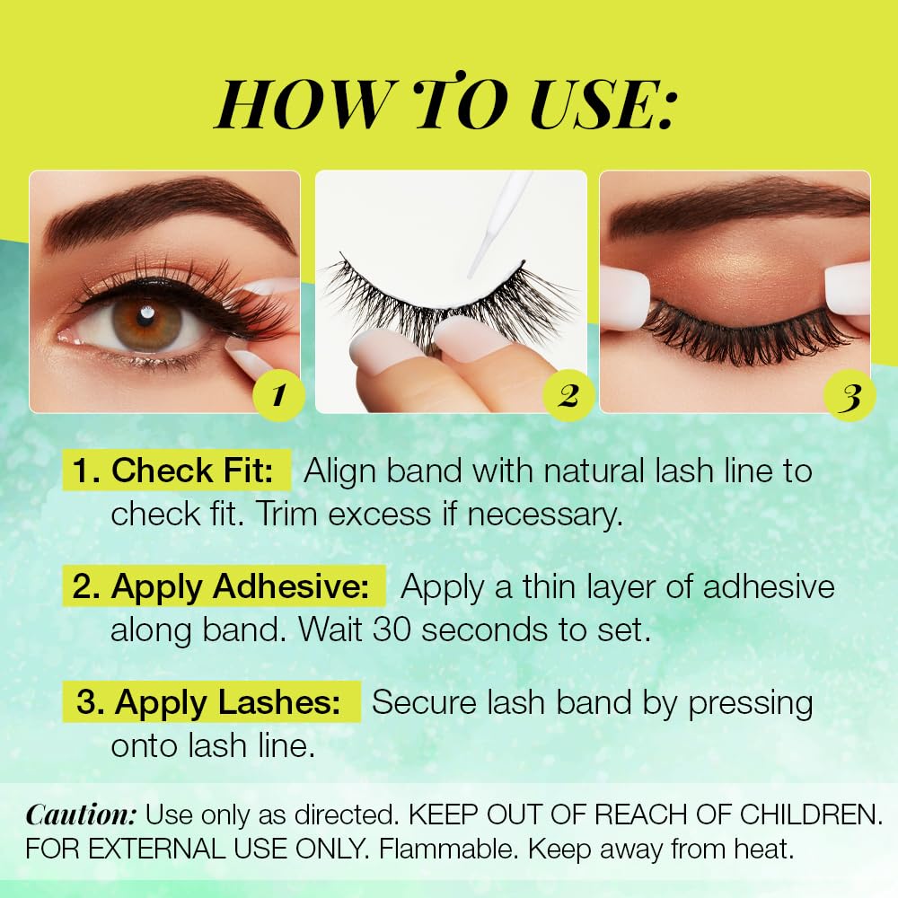 DUO Active Clear Lash Glue - Brush-On Lash Adhesive for Strip Lashes, Quick-Dry, Waterproof Eyelash Glue, 0.16 oz (4.6g)