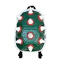 Bowsette Koopa Cosplay Props White Spiked Laptop Backpack, 14 Inch,Green Turtle Shell Cosplay Backpack