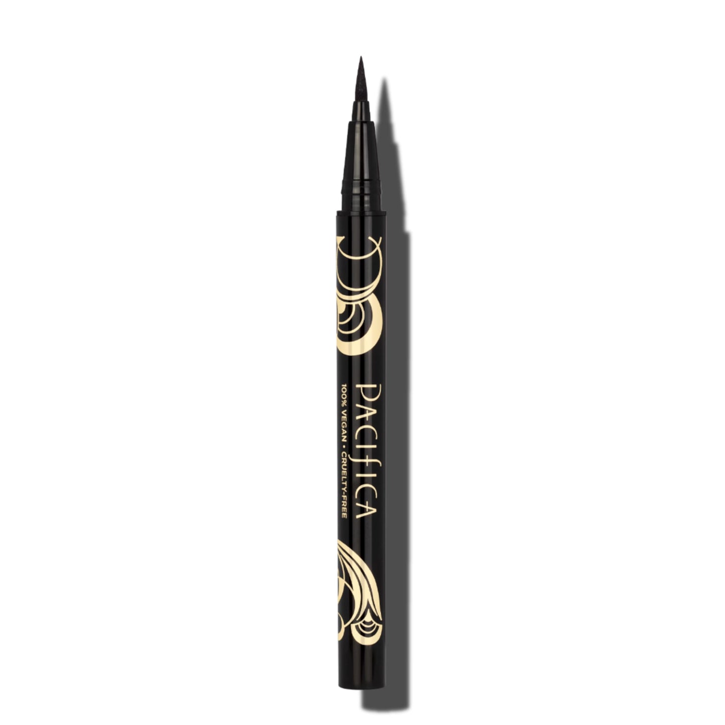 Pacifica Black Liquid Eyeliner Pen - Liquid Line - Felt tip, Smudge Proof Eyeliner - Water Resistant Gel Makeup Eye Liner - Matte Fine Tip Clean…