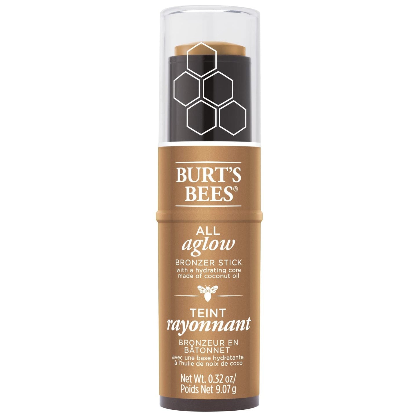 BURTS BEES Golden Shimmer All Aglow Bronzer Stick, 0.32 OZ