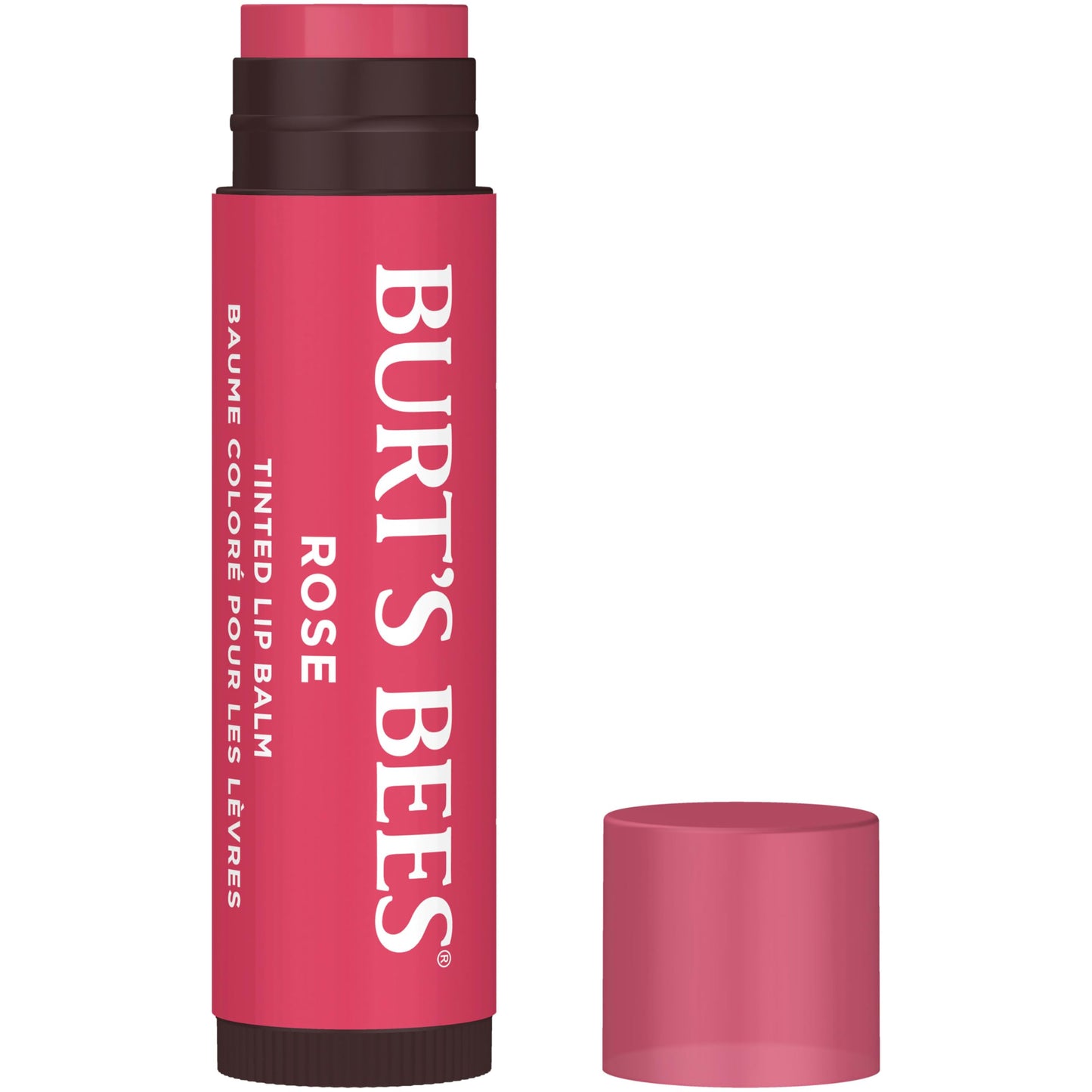 Burt's Bees Lip Tint Balm, Long Lasting 2 in 1 Duo Tinted Balm Formula, Color Infused with Hydrating Shea Butter for a Natural Looking Buildable