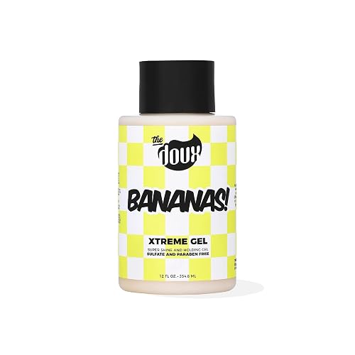 Bananas Xtreme Hold Hair Gel for Curly Hair -Strong Hold Styling Gel with Frizz Control & Shine -Hair Gel for Women & Men, Curl Gel for Wavy Hair