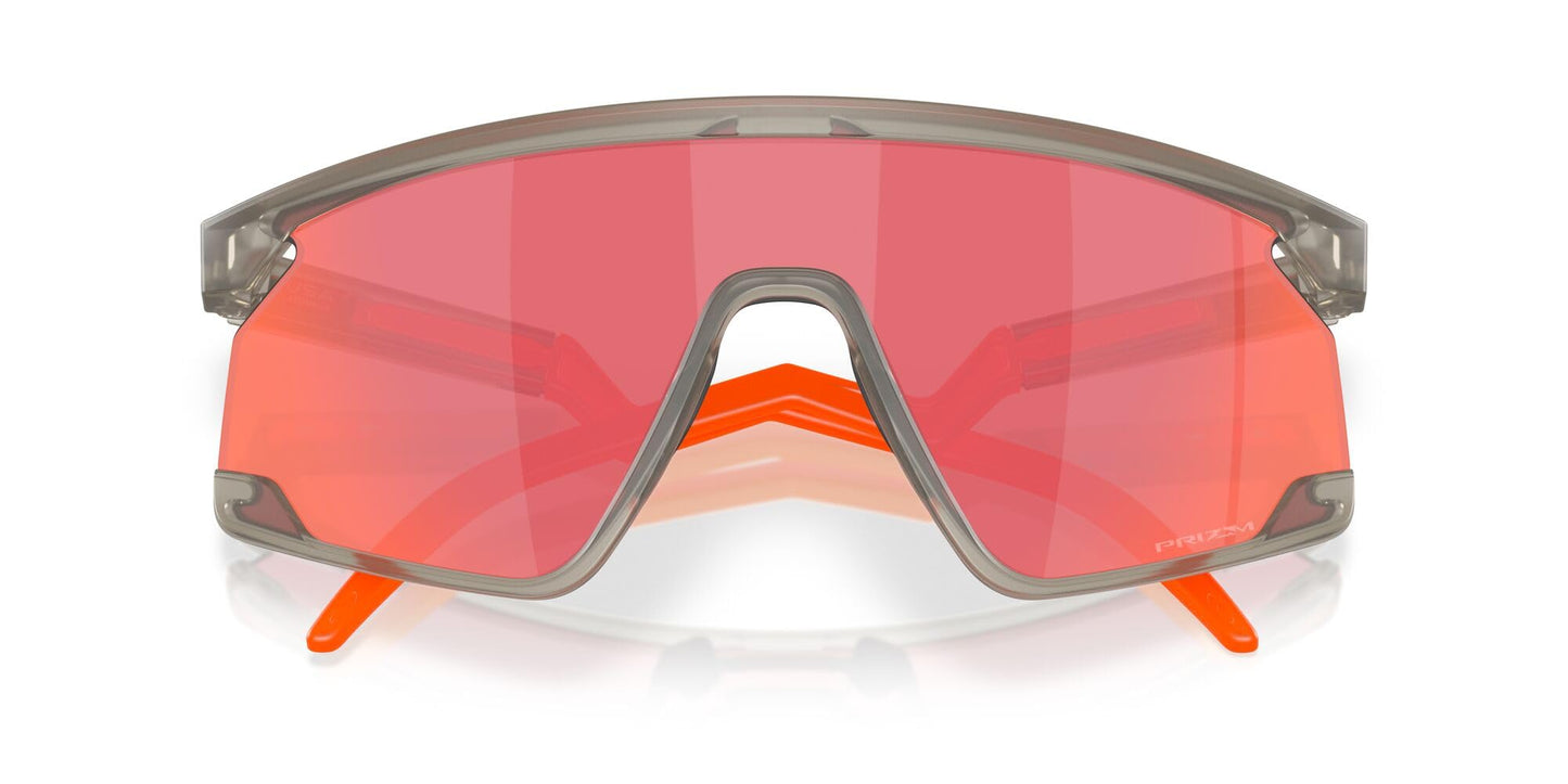 Oakley OO9280 BXTR Rectangular Sunglasses, Matte Grey Ink/Prizm Trail Torch, 39 mm