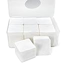 1100PCS Lint Free Nail Wipes with Case Package - Non-Woven Soft Nail Polish Remover Pads - Lint Free Wipes for Gel Nails - DIY Nail Art Supplies