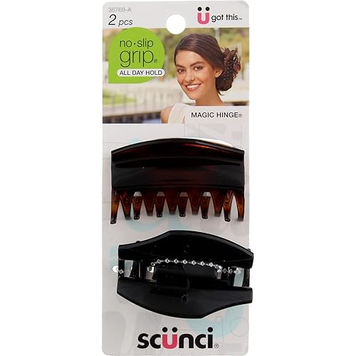 Scunci Claw Clips, 1 ea (Pack of 3)