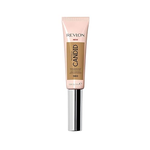 Revlon PhotoReady Candid Concealer, with Anti-Pollution, Antioxidant, Anti-Blue Light Ingredients, without Parabens, Pthalates and Fragrances; Deep