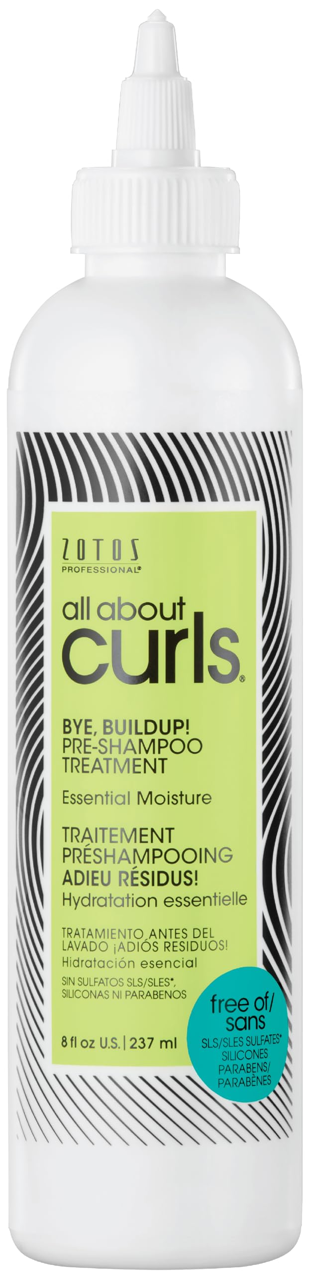 ALL ABOUT CURLS Bye, Buildup! Pre Shampoo Treatment | Curly Hair Products | Essential Moisture | Gentle Cleansing | All Curly Hair Types | Vegan