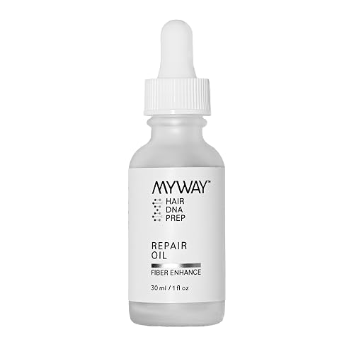 My Way Hair DNA Repair Oil - Restorative and Heat Protectant Oil for Frizz Control - Adds Shine and Seals Split Ends - Paraben, Phthalate, Sulfate