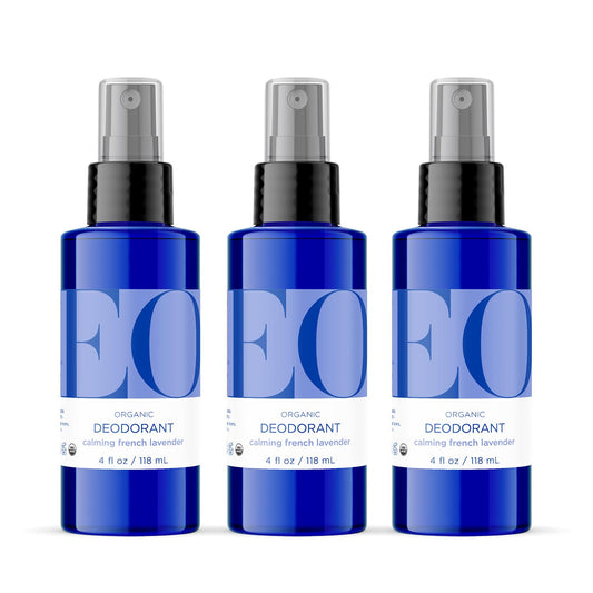 EO Organic Deodorant Spray, 4 Ounce (Pack of 3), French Lavender, Organic Plant-Based, Botanical Extracts Beauty and Personal Care EO