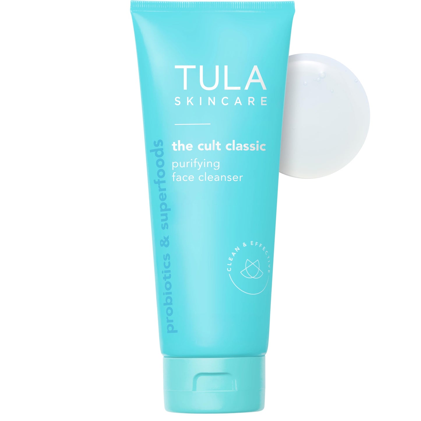 TULA Skin Care Cult Classic Purifying Face Cleanser - Supersize, Gentle and Effective Face Wash, Makeup Remover, Nourishing and Hydrating, 6.7 oz.