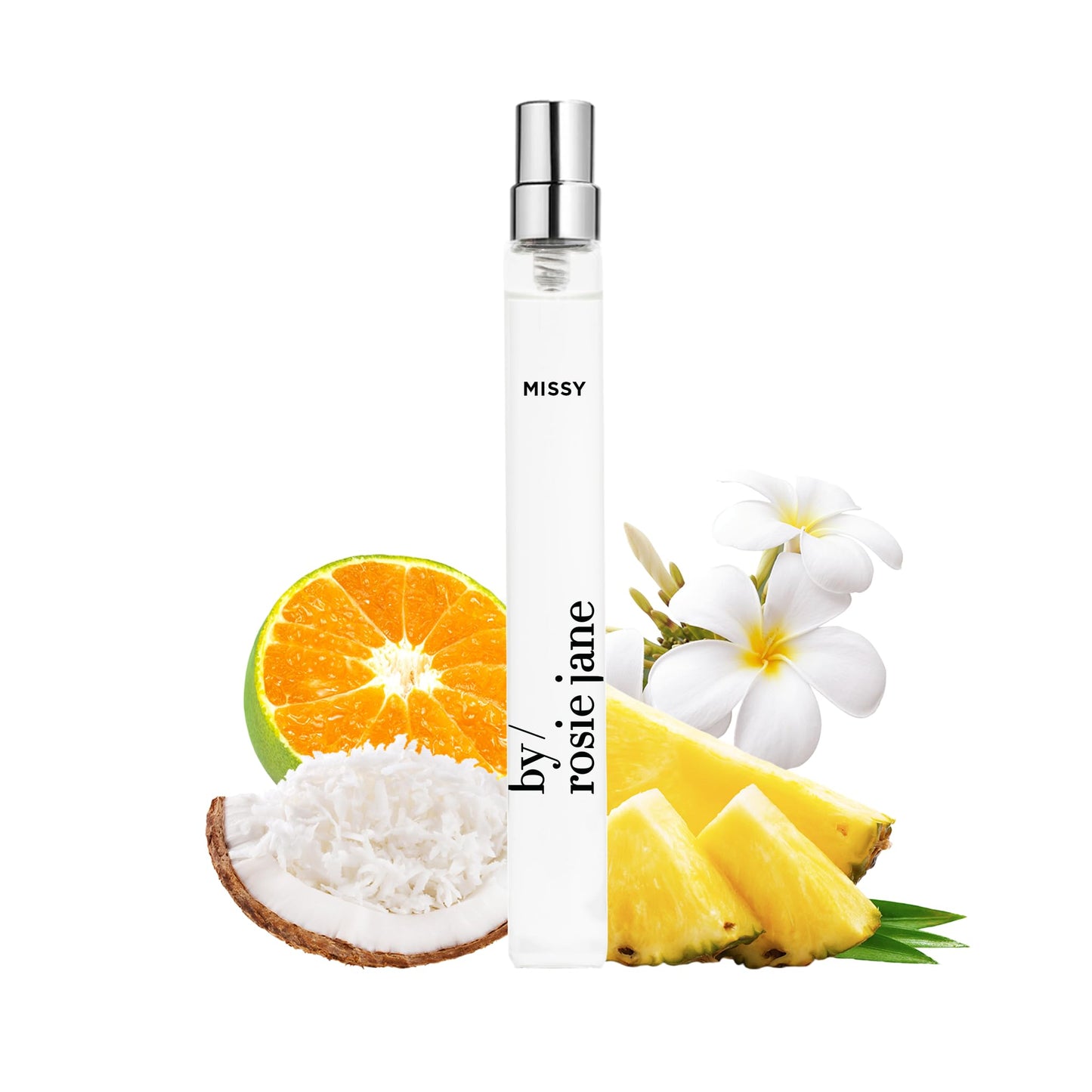 By Rosie Jane Eau De Parfum Travel Spray (Missy) - Clean Perfume for Women - Notes of Coconut, Green Mandarin, Pineapple and Frangapani Beauty & Personal Care By Rosie Jane