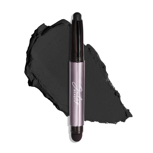 Julep Eyeshadow 101 Cream-to-Powder Waterproof Shadow Stick - Onyx Black Matte - Long-Lasting, Crease-Proof, Smooth Jet-Black Matte Cream Eyeshadow
