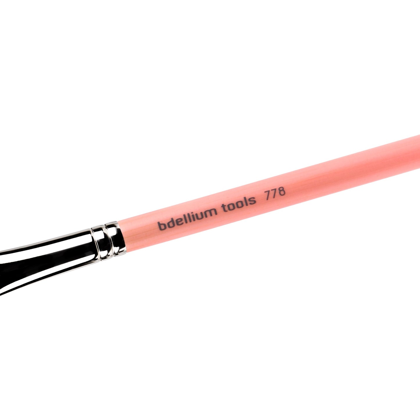 Bdellium Tools Professional Makeup Brush - Pink Bambu Series 778 Large Shadow - With Soft Synthetic Fibers, For Applying Shadow (Pink, 1pc)