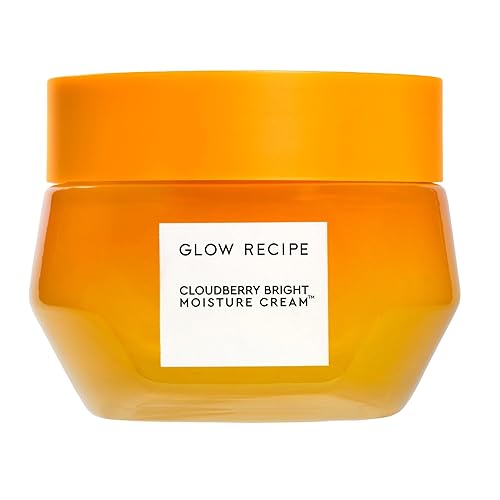 Glow Recipe Cloudberry Refillable Face Cream - Ultra Moisturizing Korean Face Cream for Women with CoQ10, Multi Peptides, and Vitamin C to Brighten