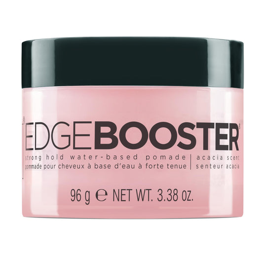Style Factor EDGE BOOSTER Strong Hold Water-Based Pomade | Formulated with Argan Oil for Moisture & High Shine | Long Lasting Edge Control Gel |