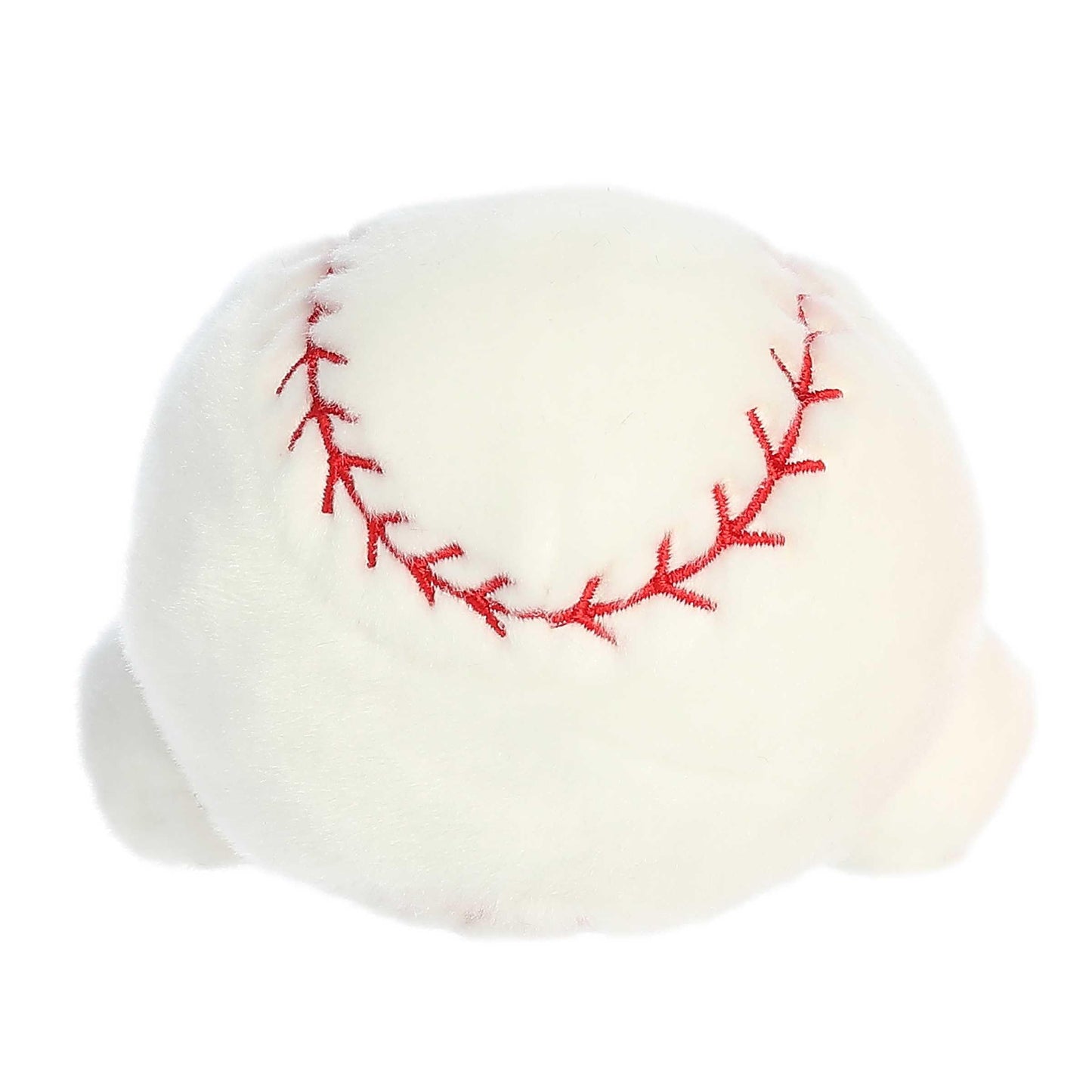 Aurora® Adorable Palm Pals™ Slugger Baseball™ Stuffed Animal - Pocket-Sized Play - Collectable Fun - White 5 Inches