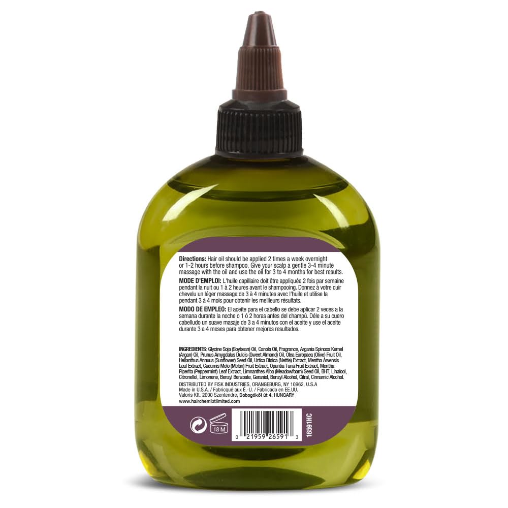 Hair Chemist 99% Natural Volume and Strength Hair Oil - Argan Oil 7.1 oz.