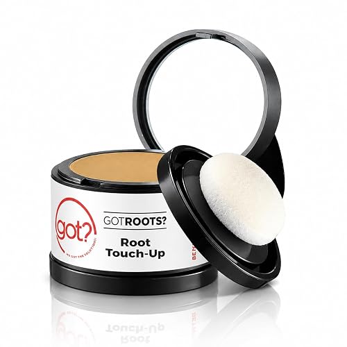 Sandy Blonde Root Cover Up Powder - Instant Gray Root Touch Up & Hairline Powder for Sandy Blonde Hair - Works on Thinning Spots & Eyebrows - 0.14 Oz