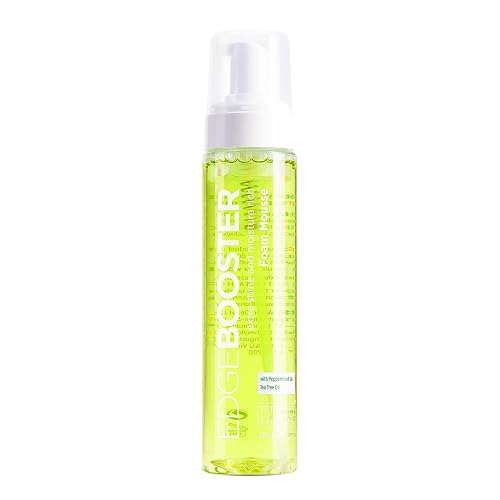 Style Factor EDGE BOOSTER Extra Shine & Moisture Rich Foam Mousse | Lightweight Styling for Curls, Waves, Braids, Locs & Protective Styles | Volume