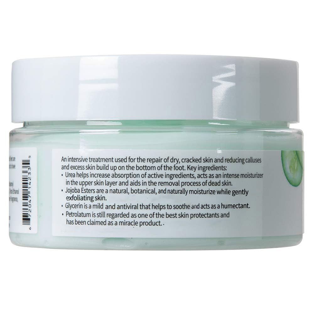 ForPro Professional Collection Cracked Heel Eliminator, Fresh Cucumber Scent, Intensive Repair Treatment for Rough, Dry & Cracked Heels, Reduces